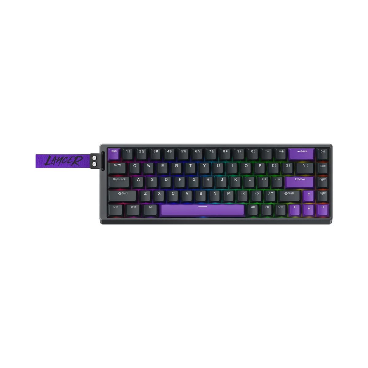 MACHENIKE - Teclado Gamer Machenike Lancer 68 Pro Wired Magnetic Switch Grey