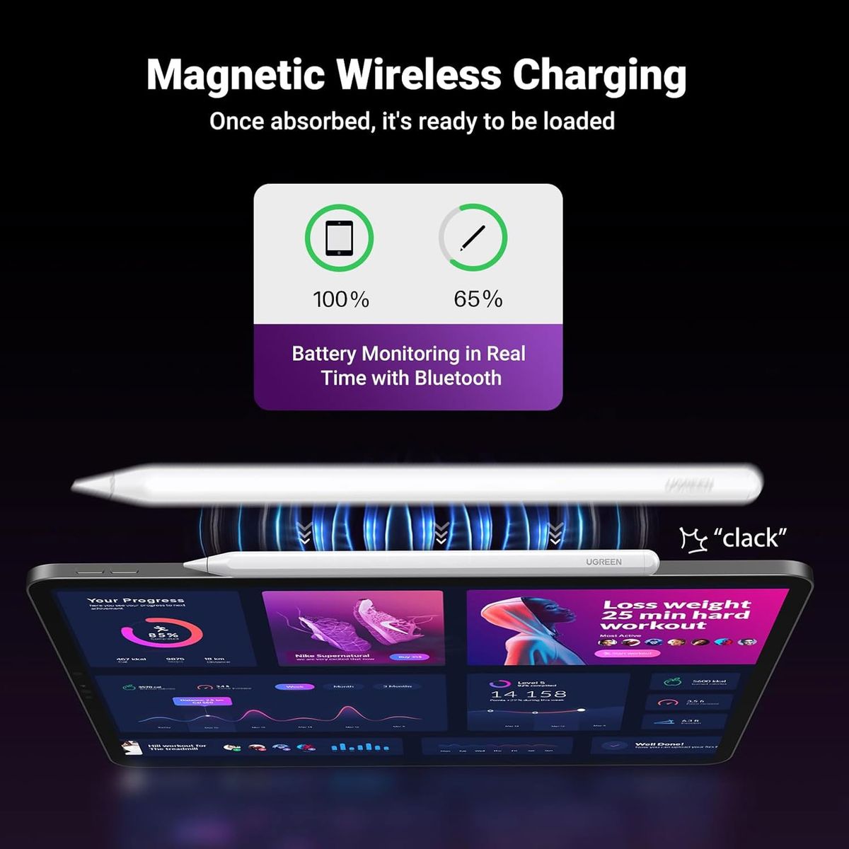 UGREEN - Lapiz Tactil Ugreen Smart Stylus para iPad LP653 15910