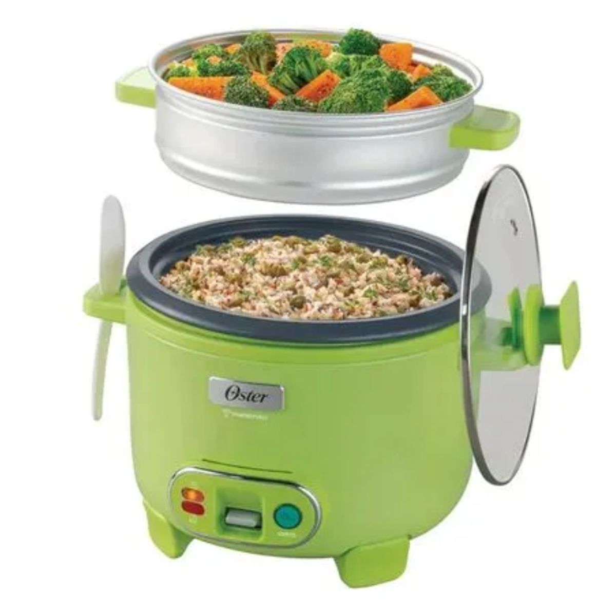 OSTER - Olla Arrocera Sofrito Vaporera Diamondforce Oster CKSTRC10DFGRN 1.8 Lts Verde