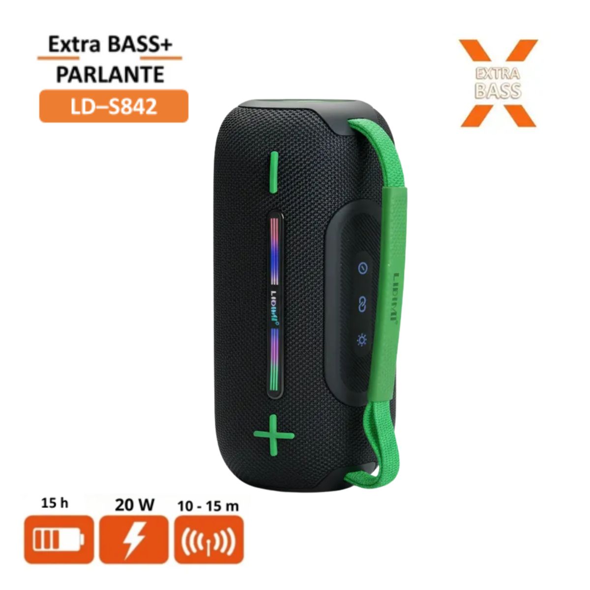 LIDIMI - Parlante Lidimi LD - S842 20W Extra Bass