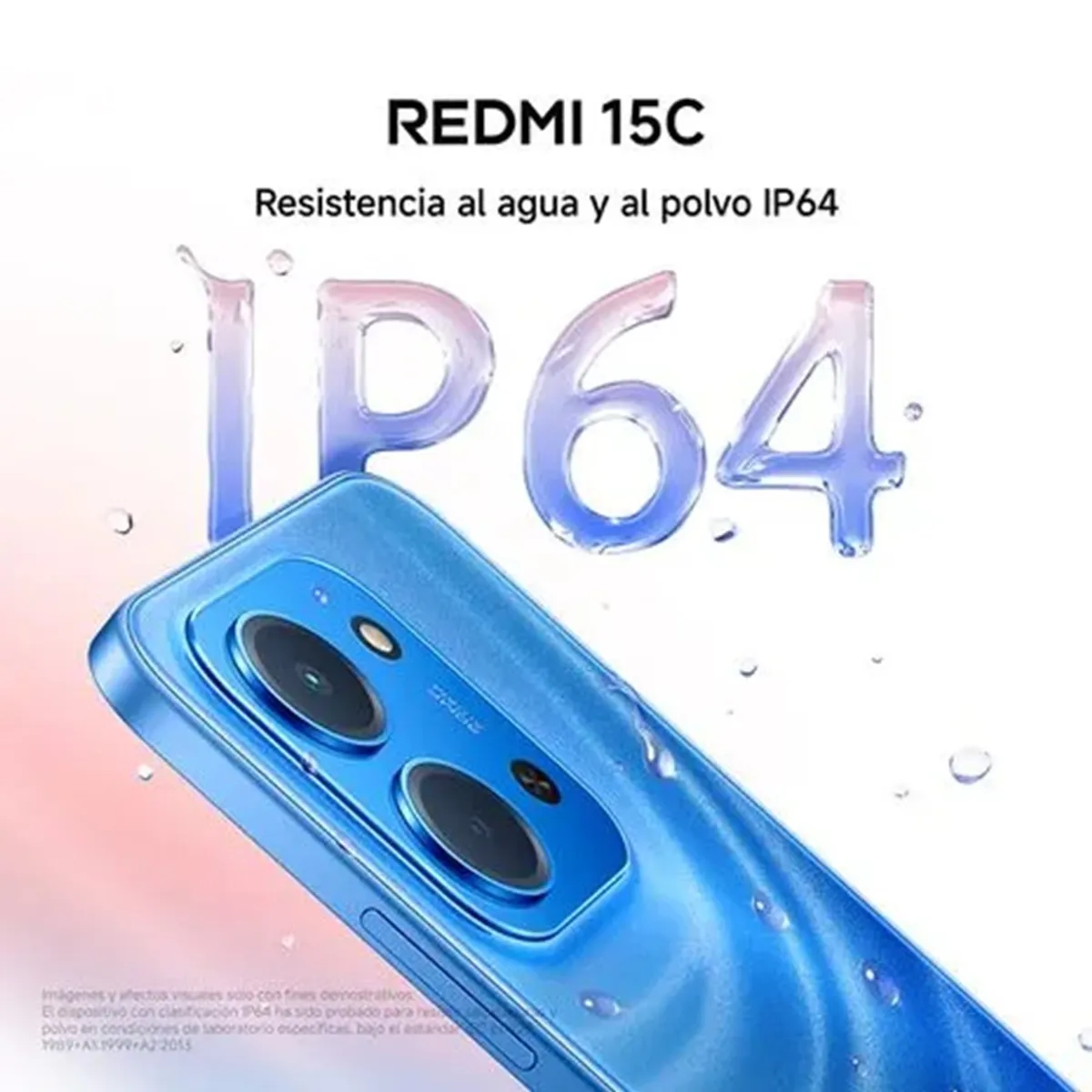 XIAOMI - XIAOMI REDMI 15C DE 16GB (8GB +8GB EXT)+ 256GB/ BLACK/ 50MP/ 6.9" 120hz/ Bat 6000 mAh Fast Charg 33W