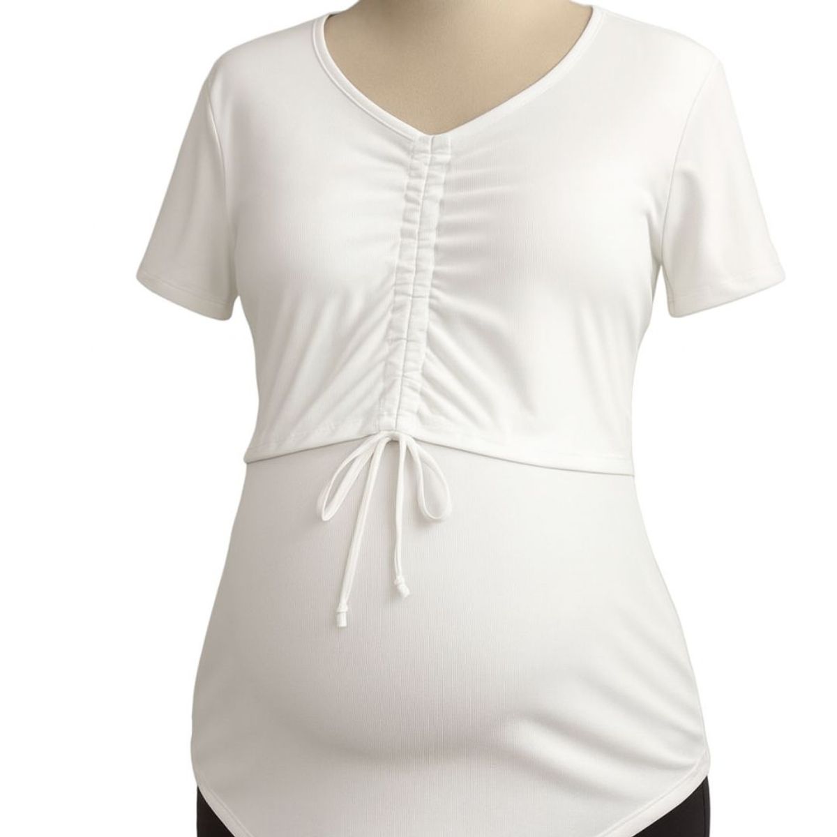 Polo Rip De Lactancia Maternidad Básico De Algodón Con Pita Para ...