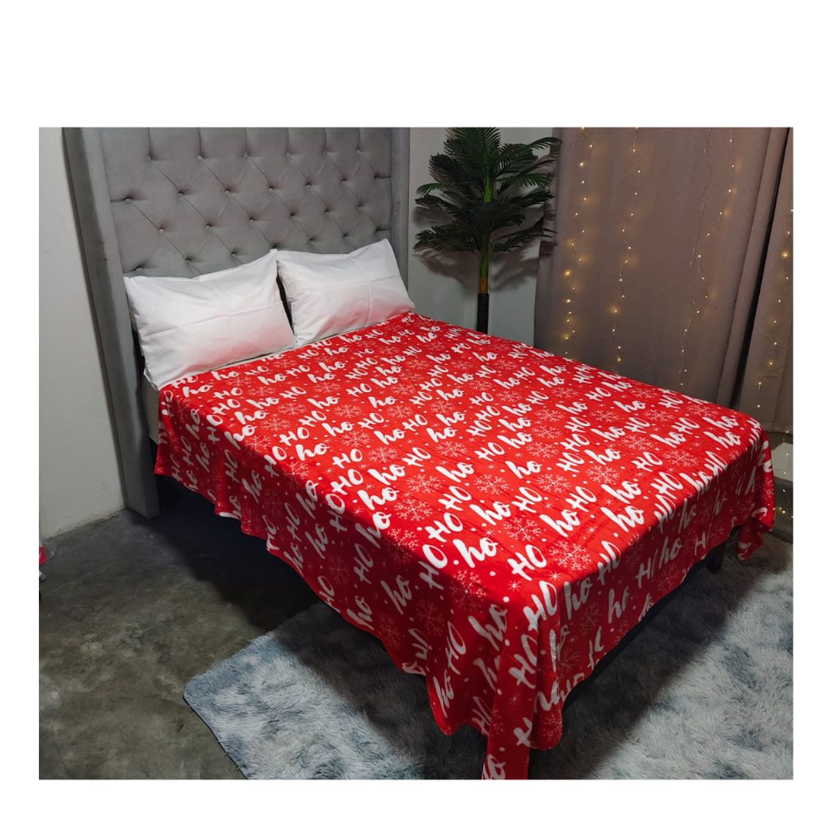 CUTE - MANTA CON DISEÑO NAVIDENO