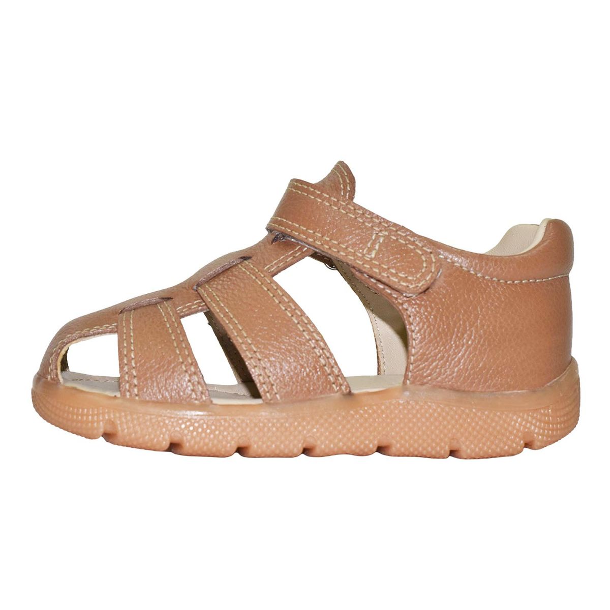 BRUNO KIDS - SANDALIA DE CUERO CAMINANTE PARA NIÑO BRUNO KIDS NATURAL