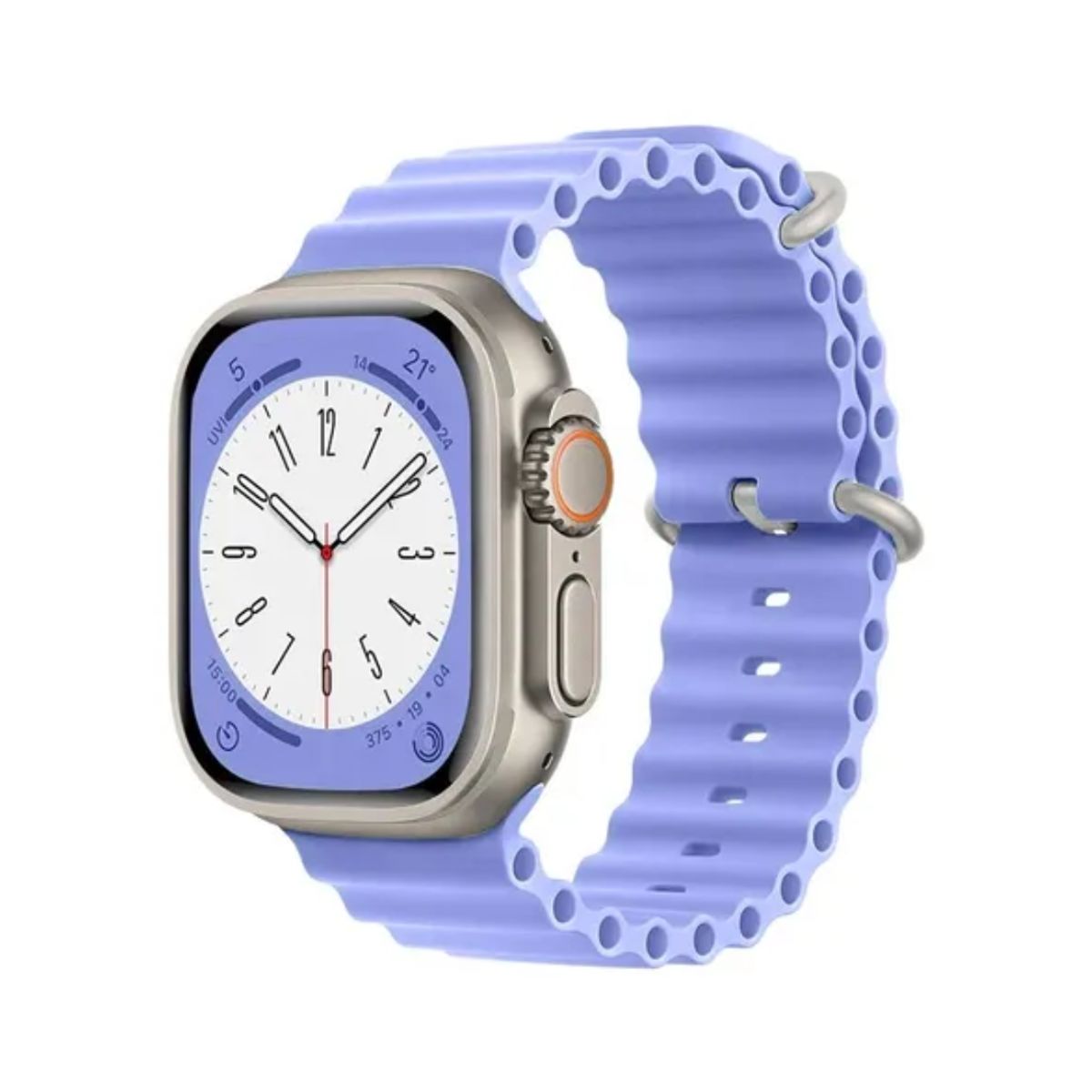 GENERICO - Correa de silicona Ocean para 42-44-45-49MM Lila