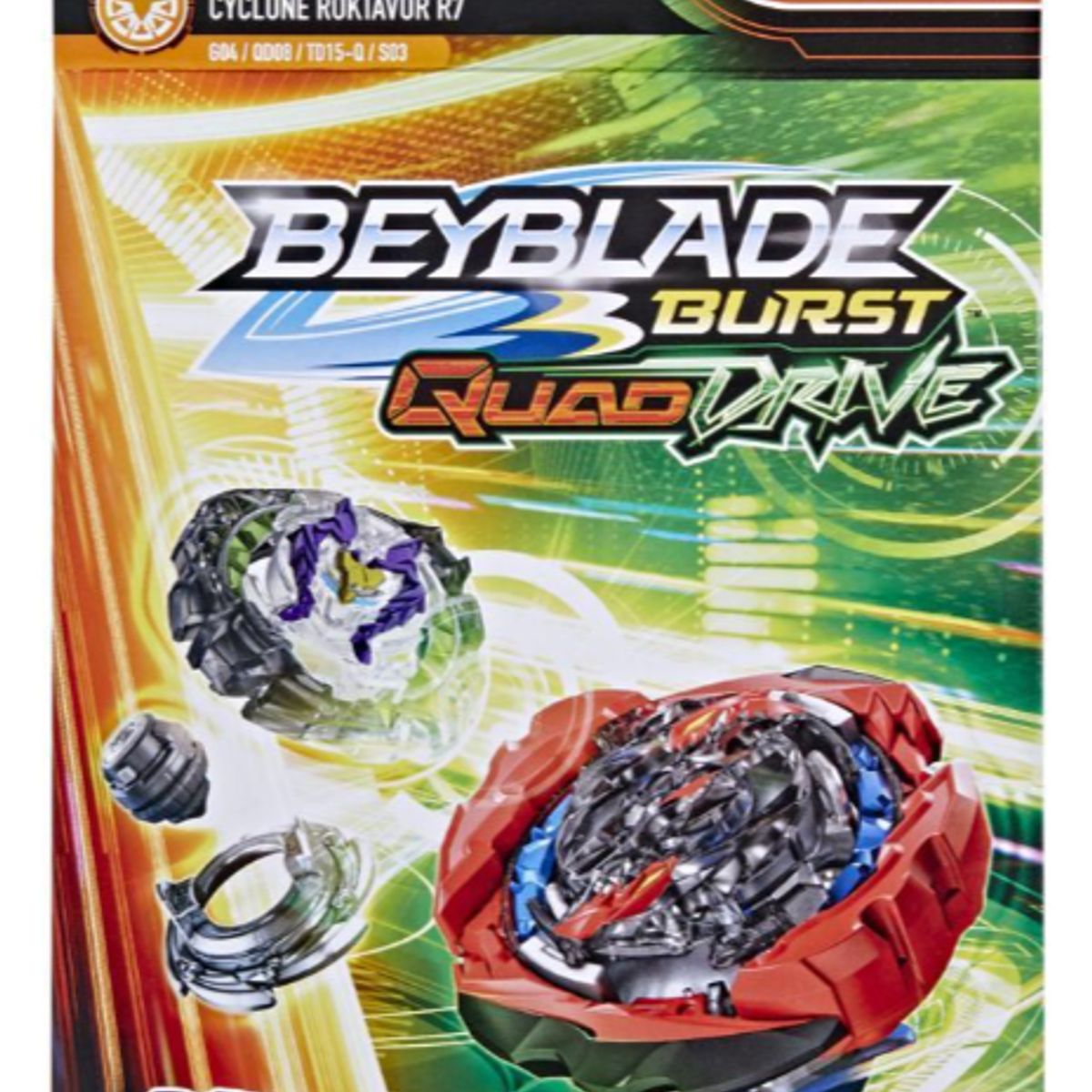 TAKARA TOMY - BEYBLADE BURST QUADDRIVE CYCLONE ROKTAVOR R7