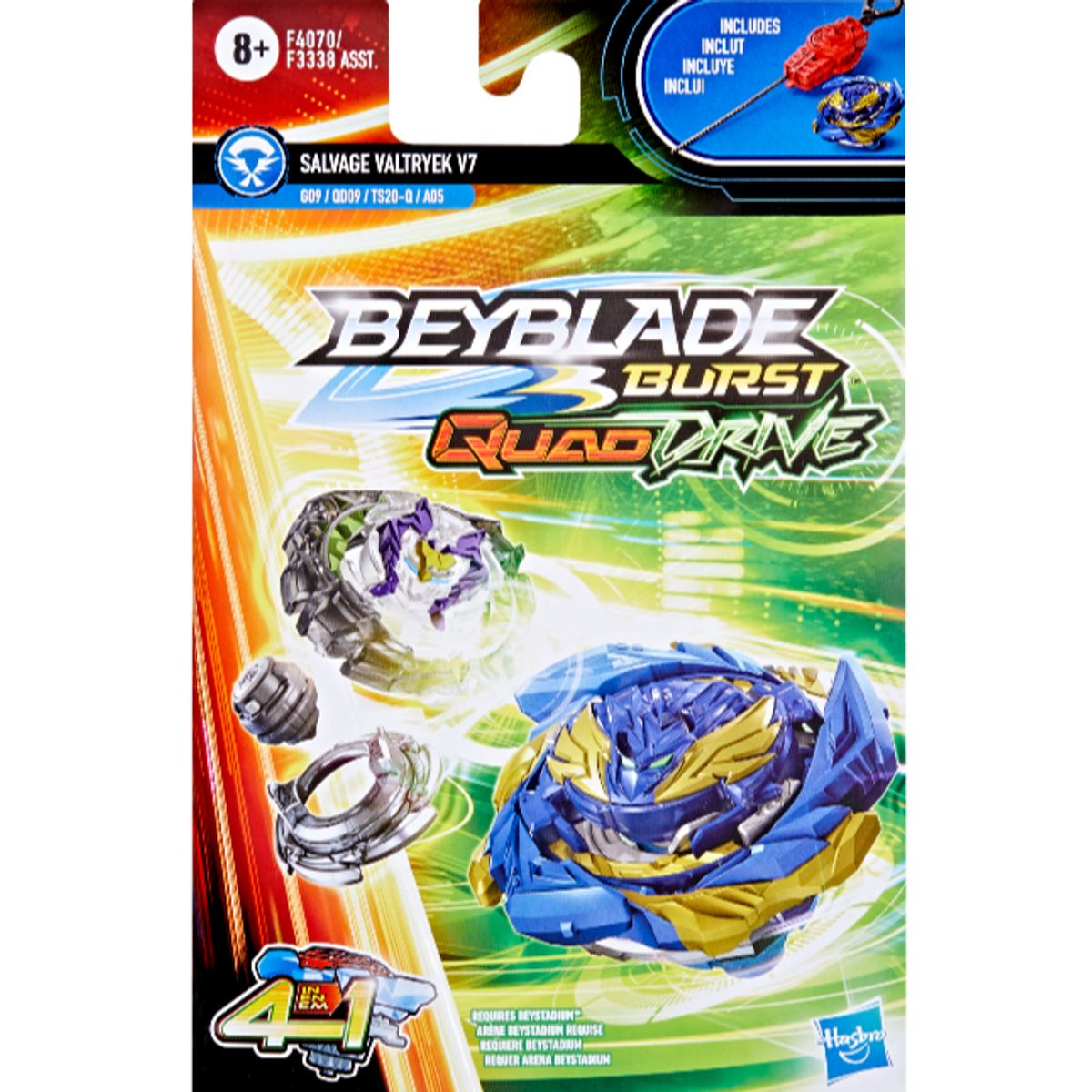 TAKARA TOMY - BEYBLADE BURST QUADDRIVE SALVAGE VALTRYEK V7