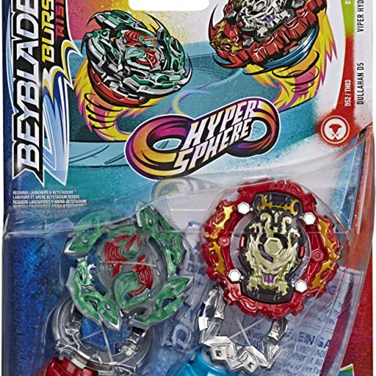 TAKARA TOMY - BEYBLADE BURST RISE DULLAHAN D5 Y VIPER HYDRAX H5