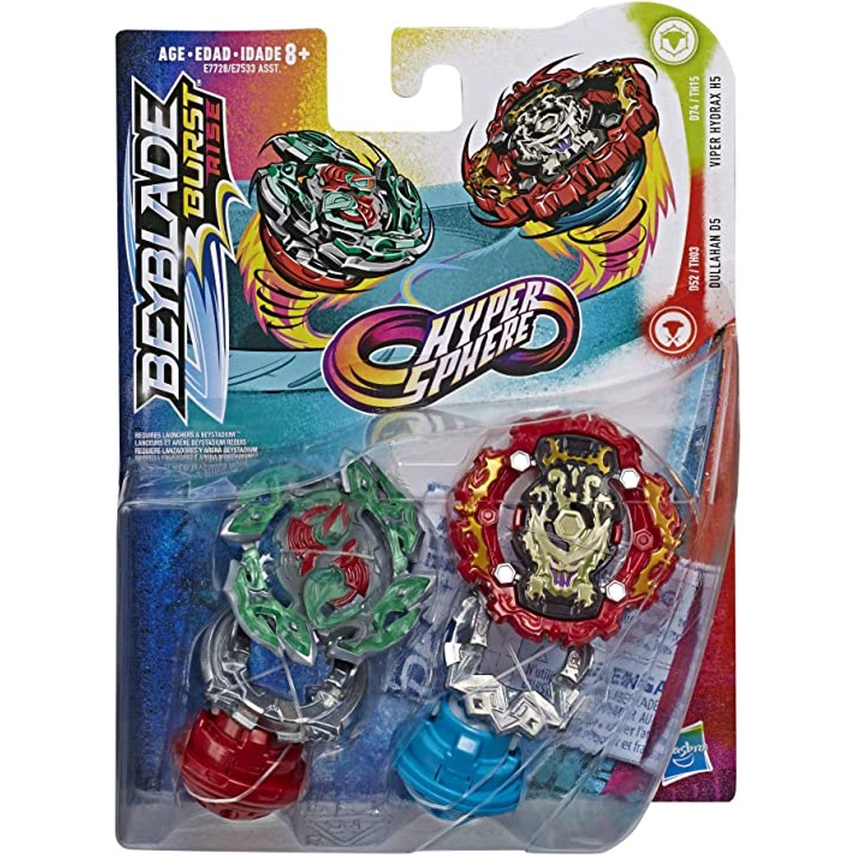 TAKARA TOMY - BEYBLADE BURST RISE DULLAHAN D5 Y VIPER HYDRAX H5