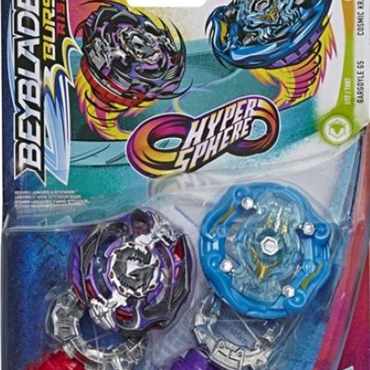 TAKARA TOMY - BEYBLADE BURST RISE GARGOYLE G5 Y COSMIC KRAKEN K5