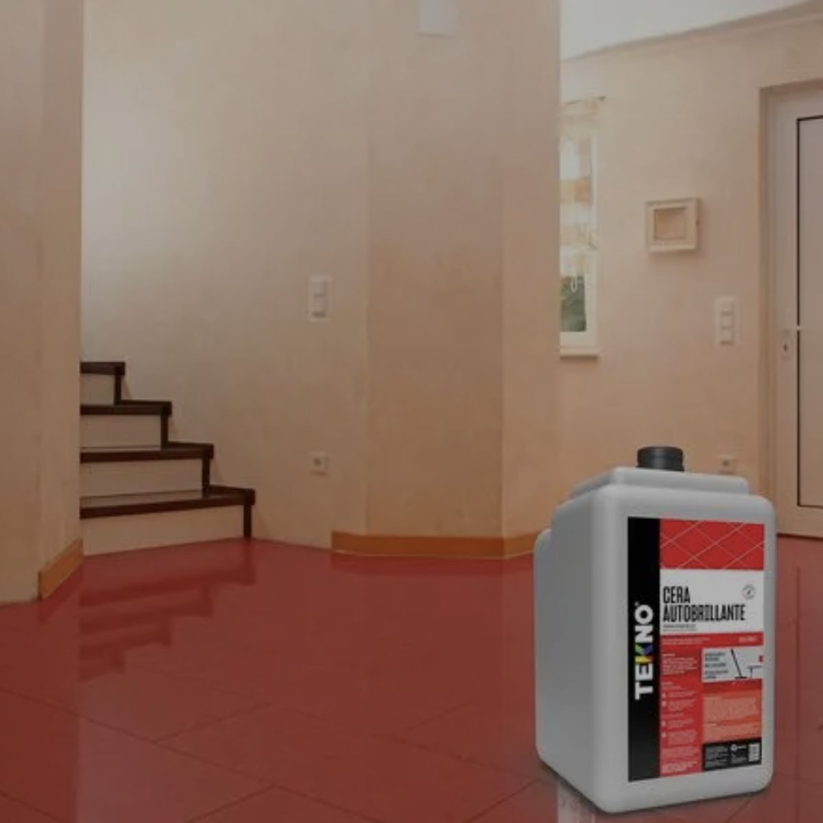 GENERICO - CERA TEKNO GALON 4LT AUTOBRILLANTE ROJO