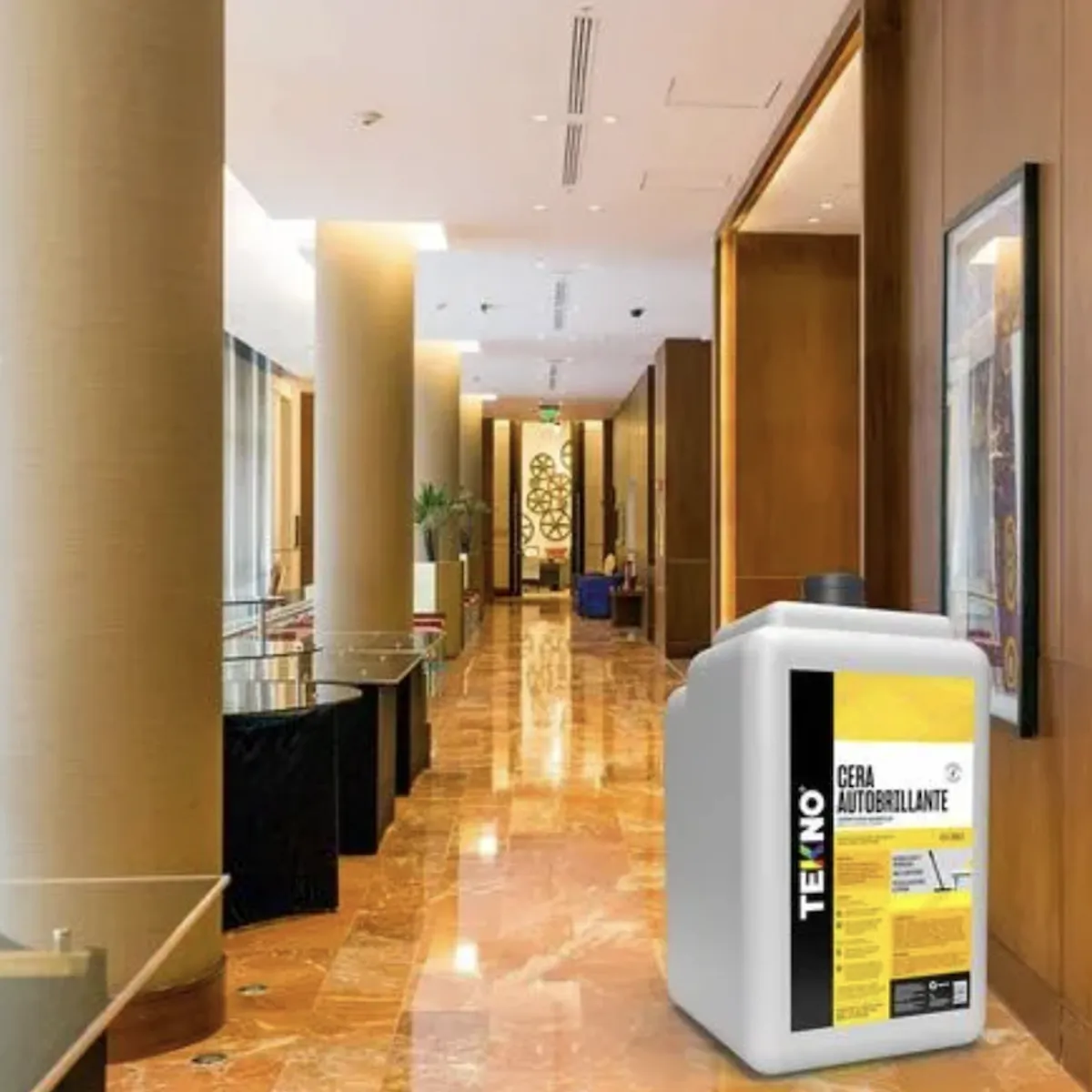 GENERICO - CERA TEKNO GALON 4LT AUTOBRILLANTE AMARILLO