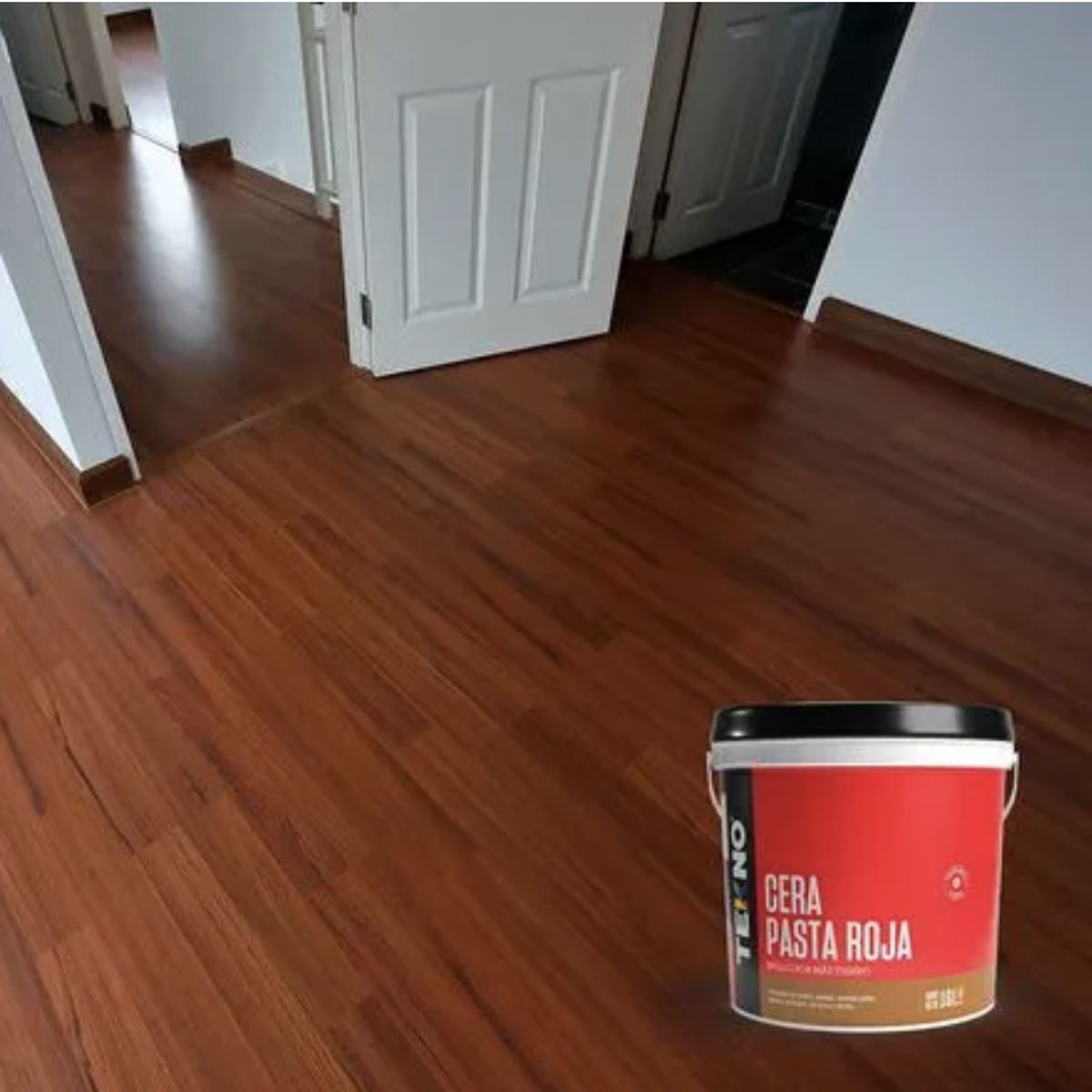 GENERICO - CERA TEKNO BALDE 4LT PASTA ROJO