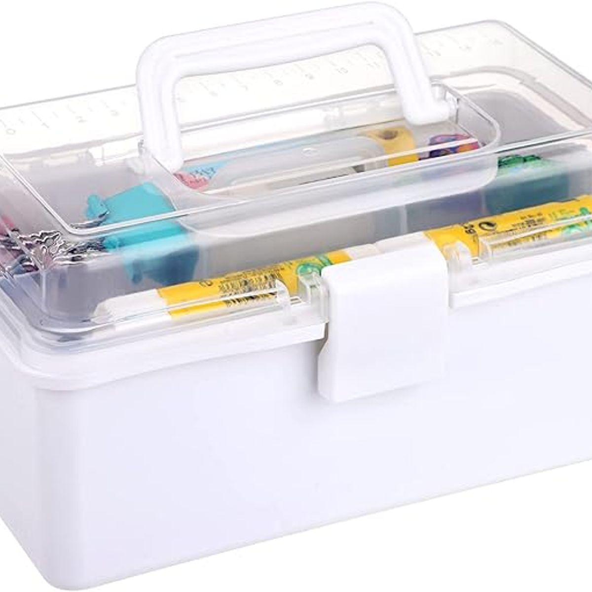 Caja de medicamentos Caja para el hogar Caja médica de primeros auxilios - Blanco, marca GENERICO - Foto Principal