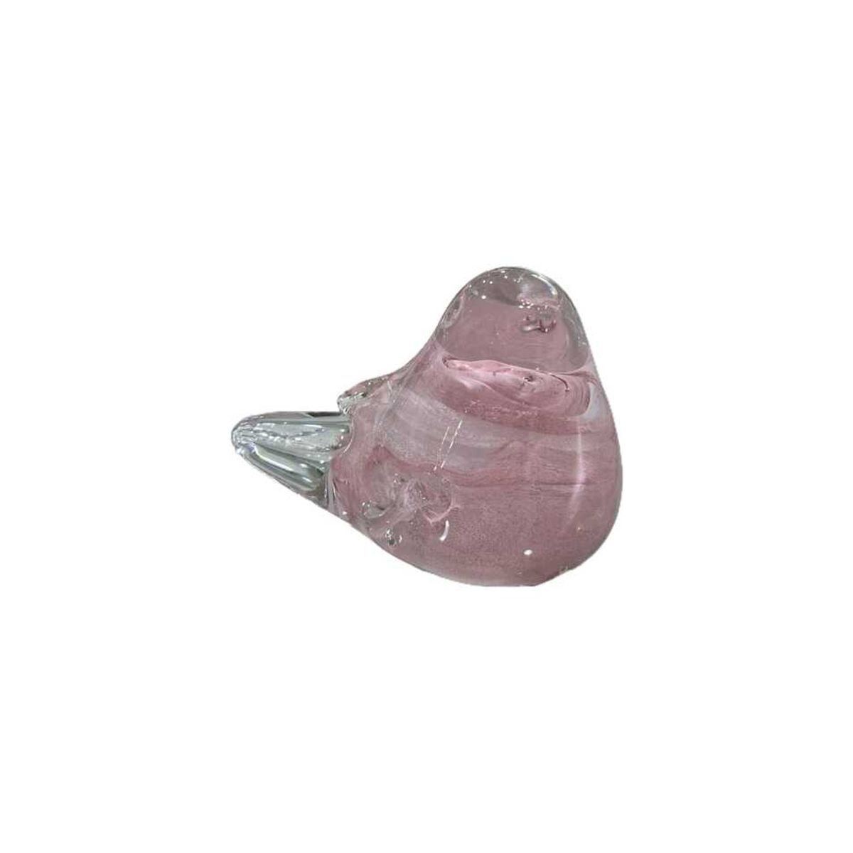 GENERICO - Adorno Decorativo Ave de Vidrio Estilo Artístico y Delicadeza - Adorno Elegante para Sala Regalo Ideal