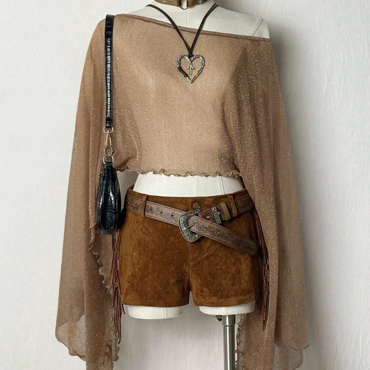 GENERICO - Capa Brillos Top Boho