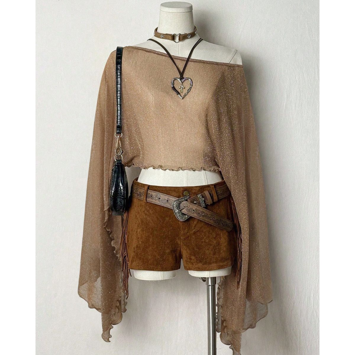 GENERICO - Capa Brillos Top Boho