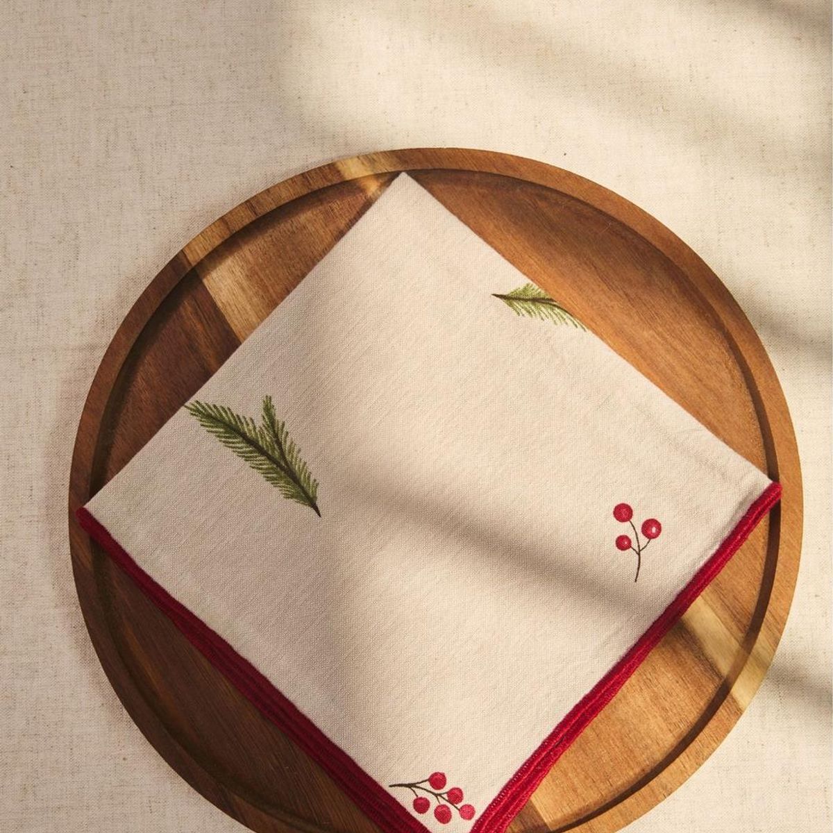 MAP DESIGN HOME - Servilleta de Tela Brisa Navidad  Algodon 40x40 cm