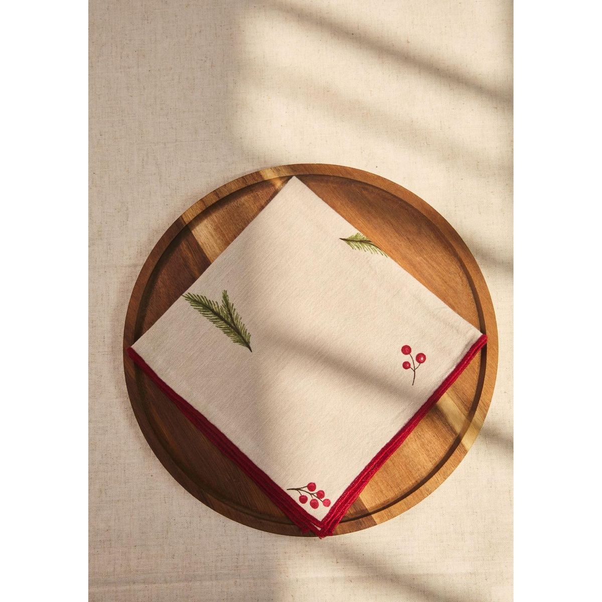 MAP DESIGN HOME - Servilleta de Tela Brisa Navidad  Algodon 40x40 cm