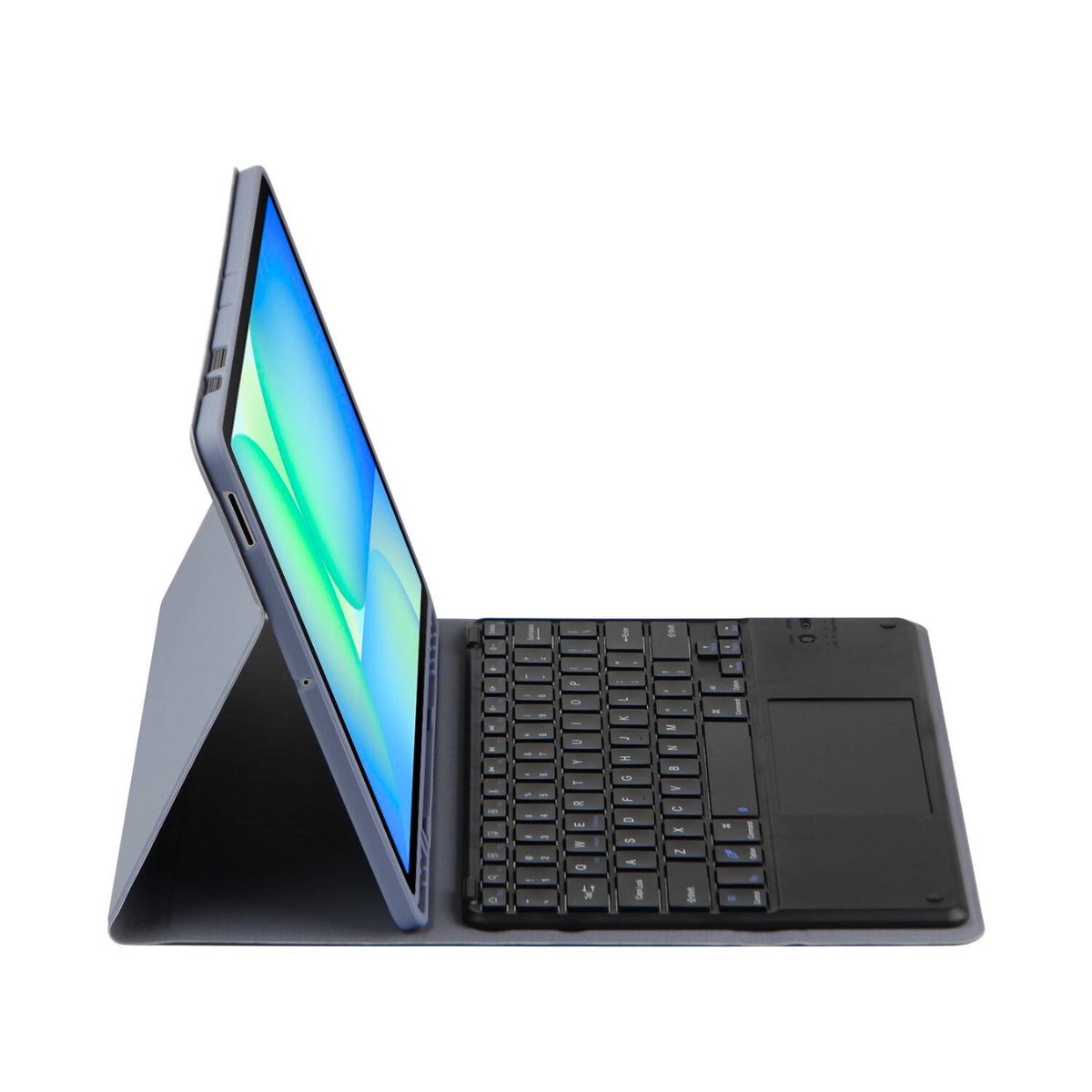 GENERICO - Funda Con Teclado Bluetooth Touchpad para Samsung S10 /  S10 FE 10.9 " - AZUL