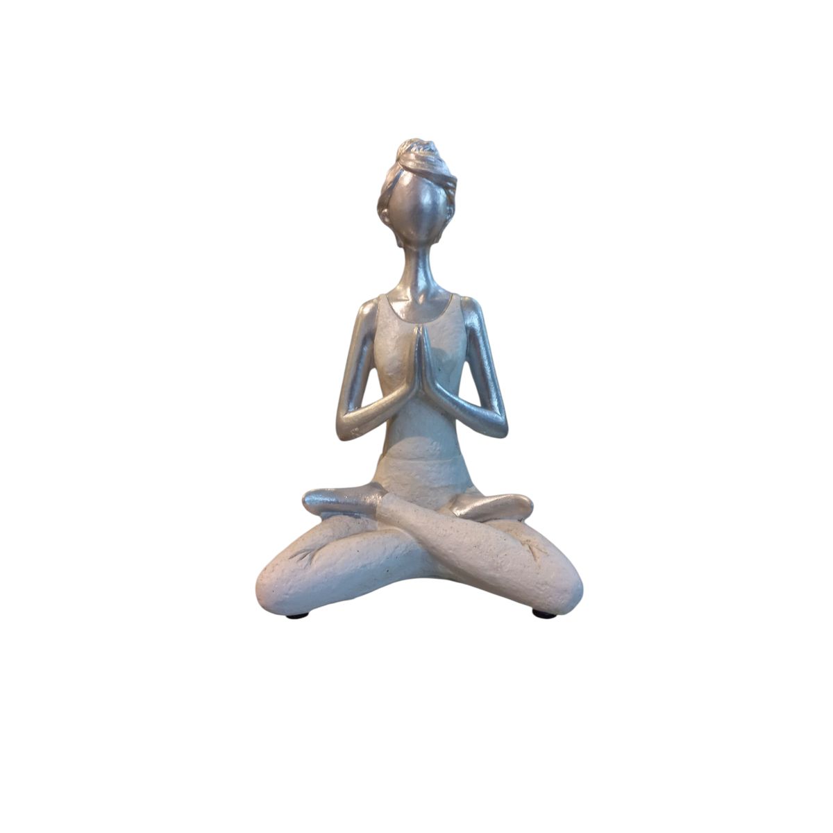 GENERICO - Adorno Decorativo Figura de Yoga Paz y Equilibrio - Adorno Elegante para Sala Regalo Ideal