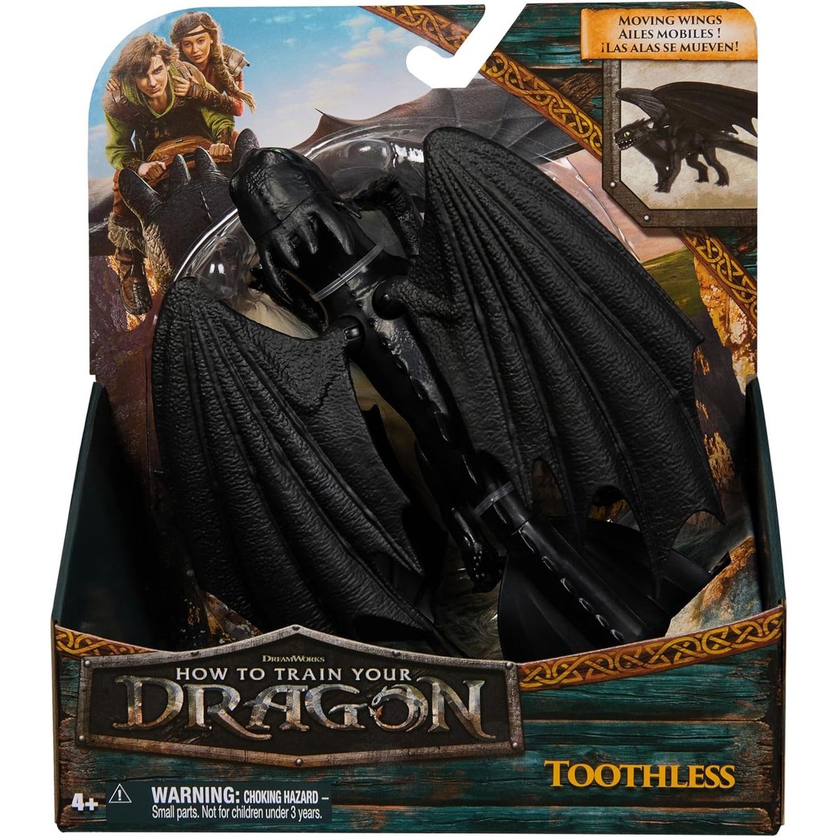 DRAGONS - Figura de Accion Como entrenar a tu dragon Chimuelo