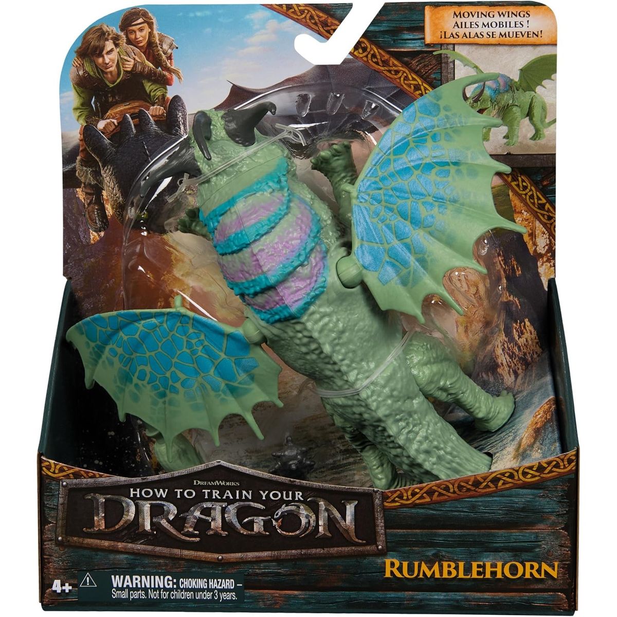 DRAGONS - Figura de Accion Rumblehorn Como entrenar a tu dragon Rompe Craneos Chimuelo