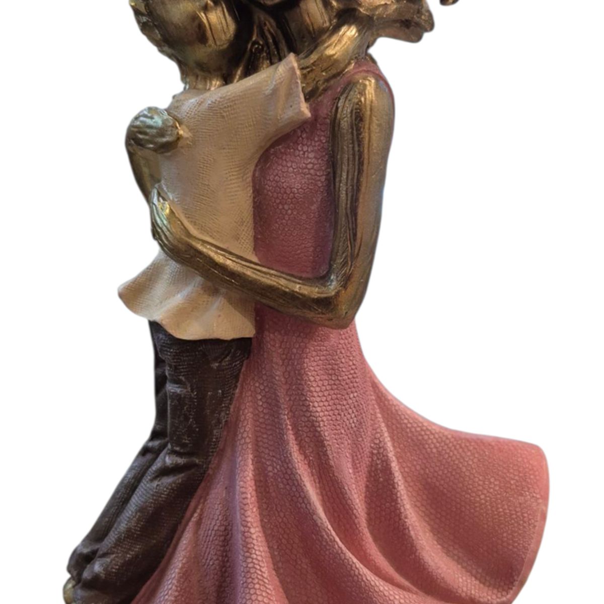 GENERICO - Escultura Decorativa Familia Abrazo Amoroso - Regalo Ideal para el Día de la Madre