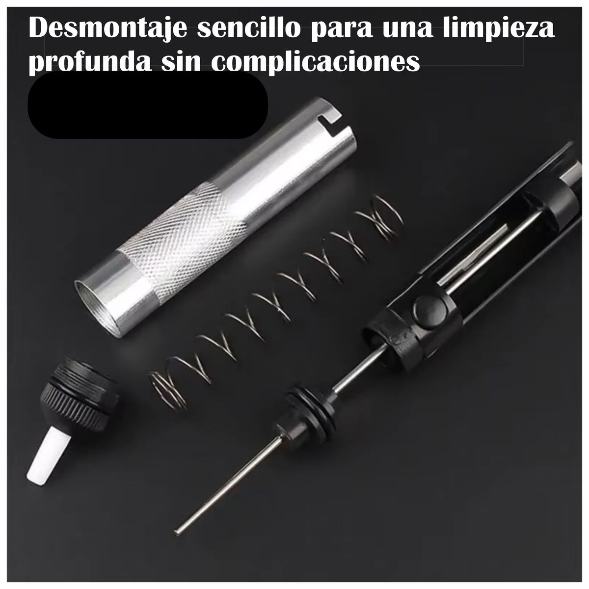 GENERICO - Set Bomba Succión Estaño más Malla Desoldar Electrónico