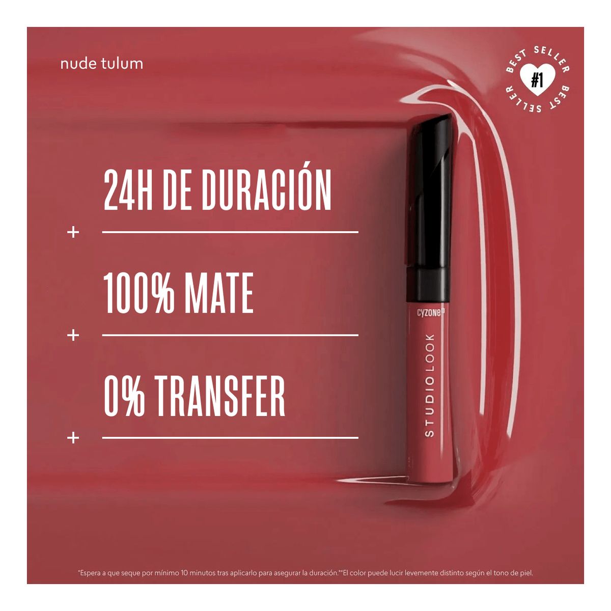 CYZONE - LABIAL MATE LÍQUIDO studio look cyzone nude tulum