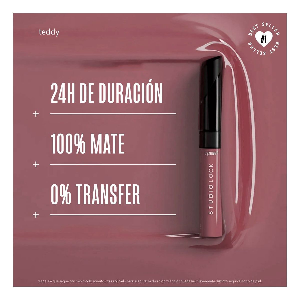 CYZONE - LABIAL MATE LÍQUIDO studio look cyzone teddy nude claro