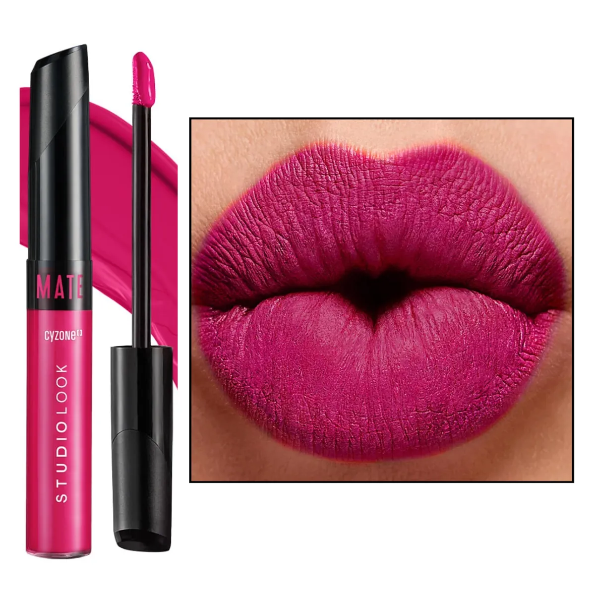 CYZONE - LABIAL MATE LÍQUIDO studio look cyzone valentine fucsia