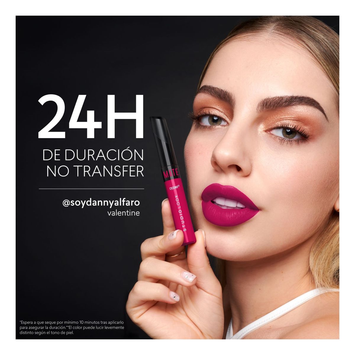 CYZONE - LABIAL MATE LÍQUIDO studio look cyzone valentine fucsia