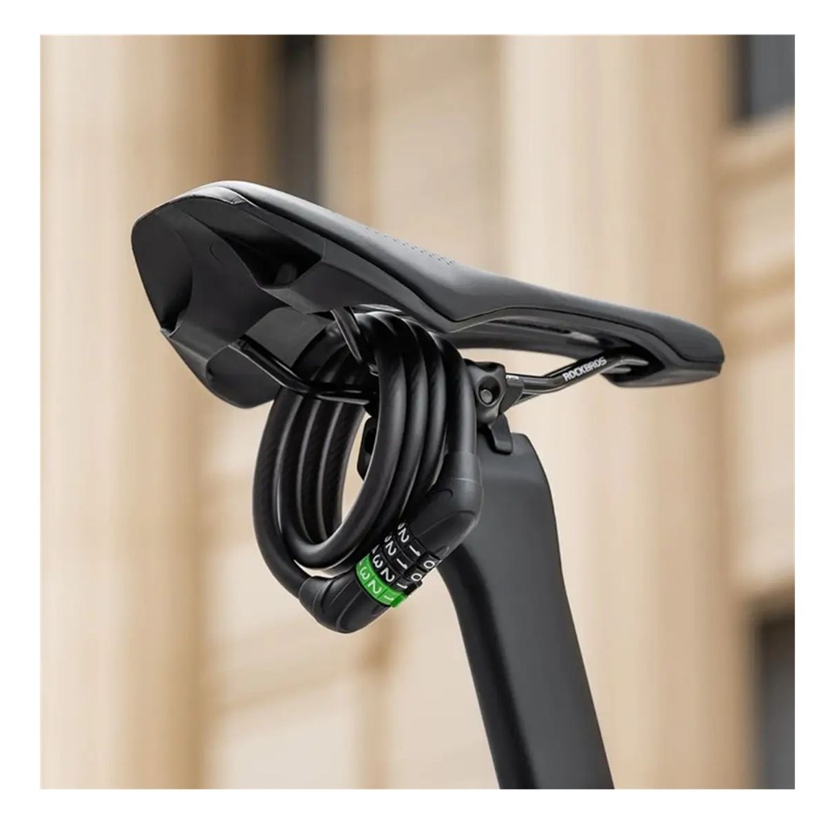 ROCKBROS - CADENA CANDADO ANTIROBO PARA BICICLETA SCOOTER MOTOCICLETA RKS-5001