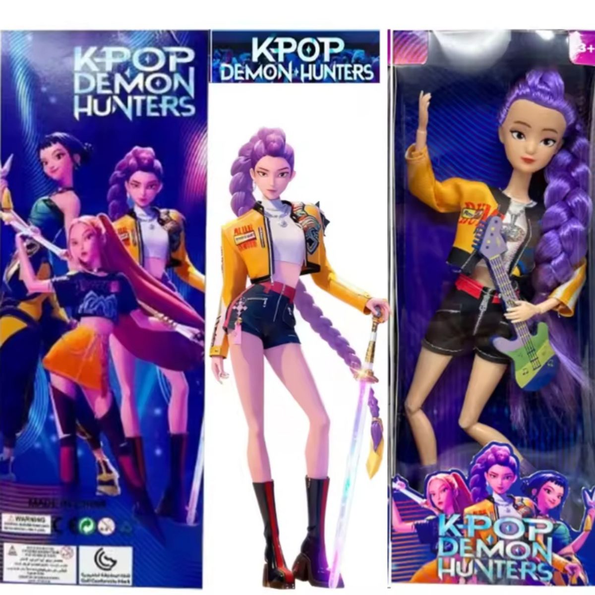 GENERICO - MUÑECA k-Pop Rumi musical Huntrix Articulable 30 cm