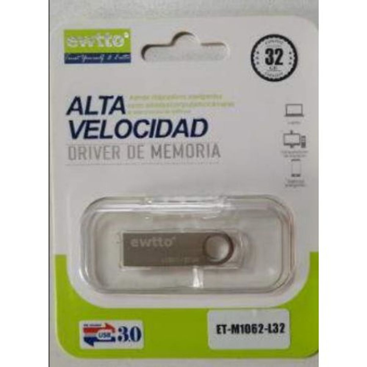 EWTTO - MEMORIA USB EWTTO 32 GB ALTA VELOCIDAD 3.0