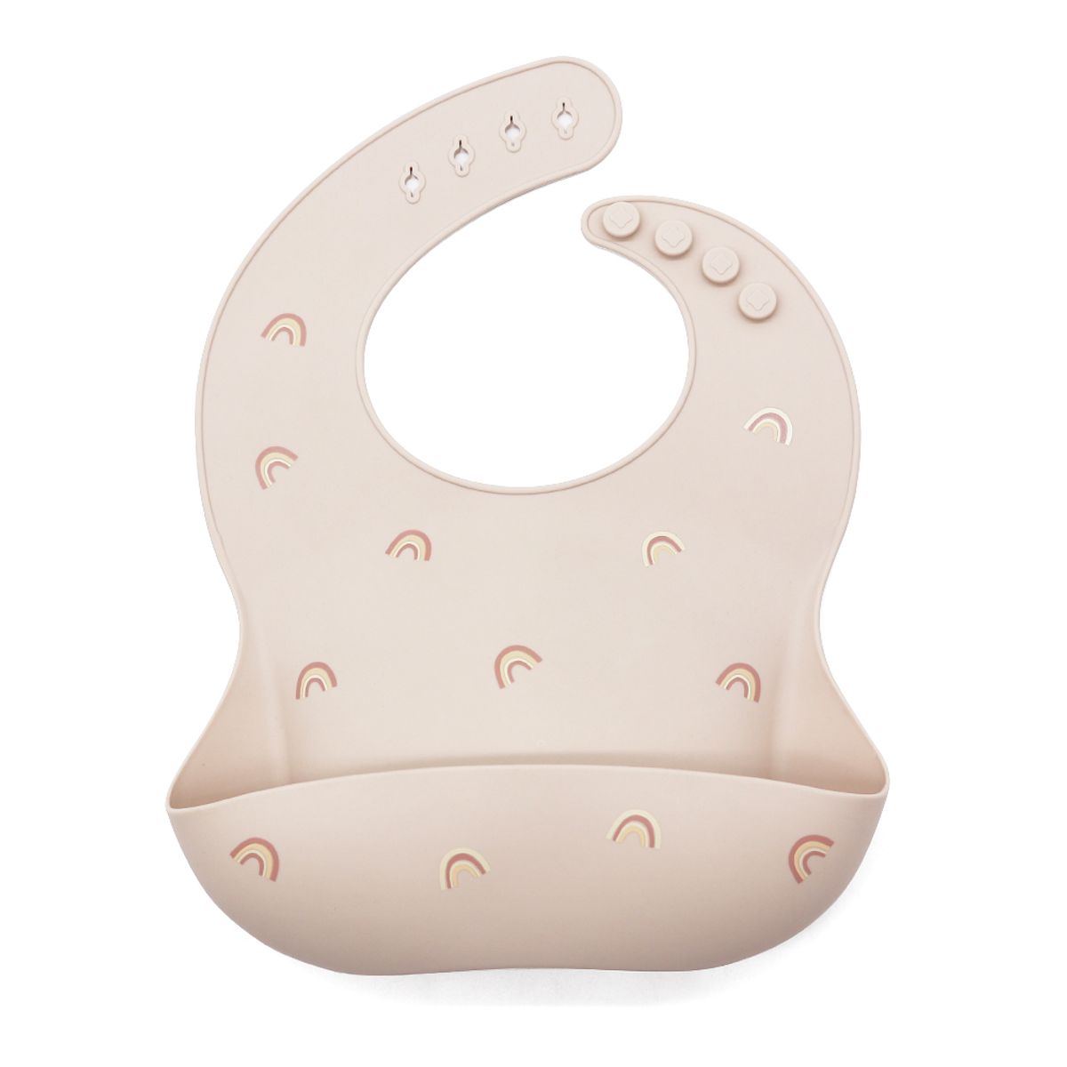 GENERICO - SET DE VAJILLA ARCOIRIS PARA BEBE COLOR BEIGE