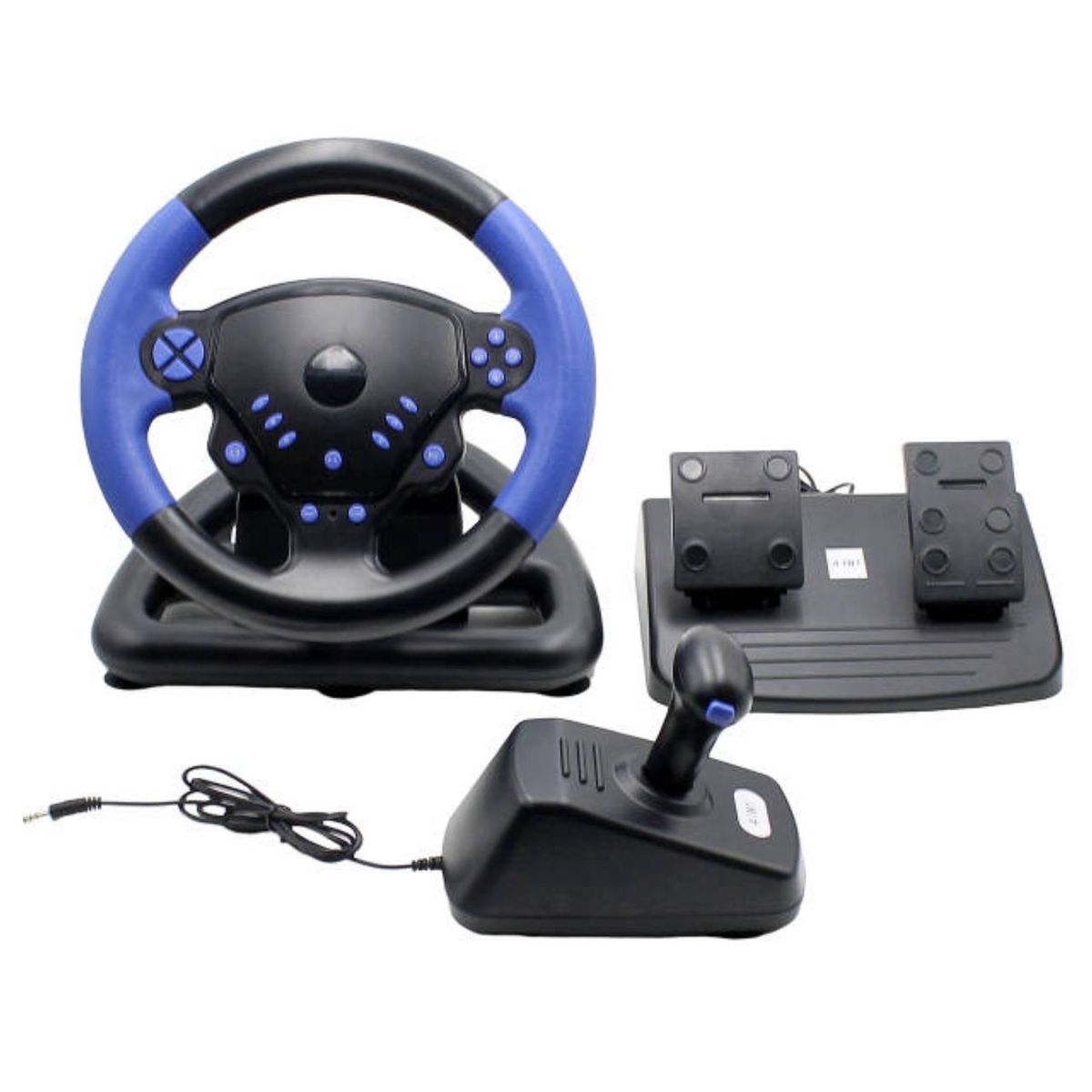 GENERICO - TIMÓN VOLANTE GAMER INALÁMBRICO MULTIFUNCIÓN 4 EN 1 PARA PS3 PS4 PC Y ANDROID