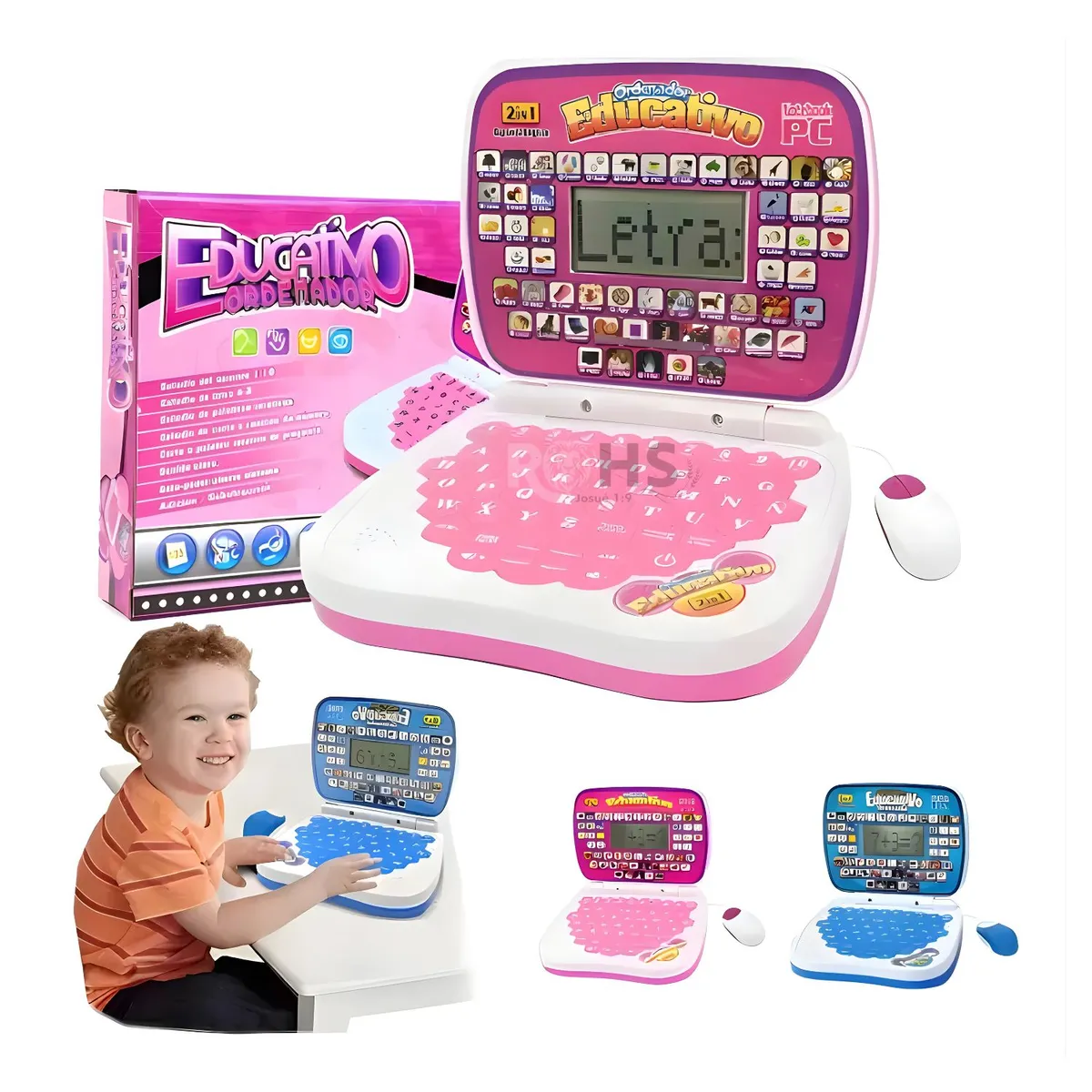 OEM - Laptop Educativa interactiva bilingüe Para Niños ESPAÑOL - INGLES