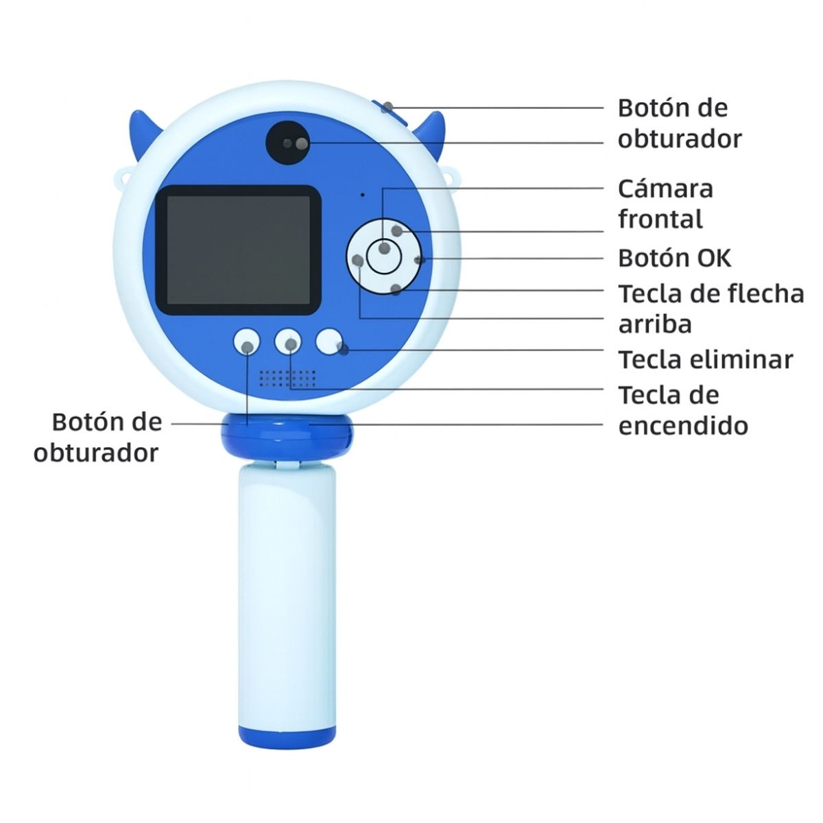 OEM - Cámara Digital Infantil con Soporte