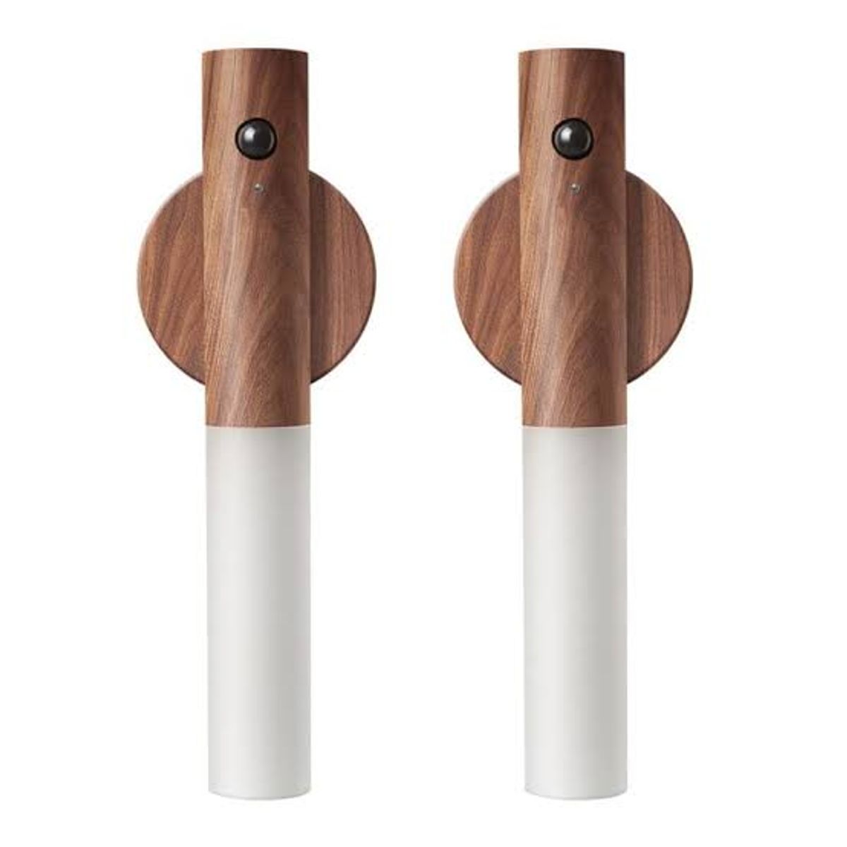 GENERICO - Lámpara Decorativa De Pared x2 Luz Led Recargable Con Sensor