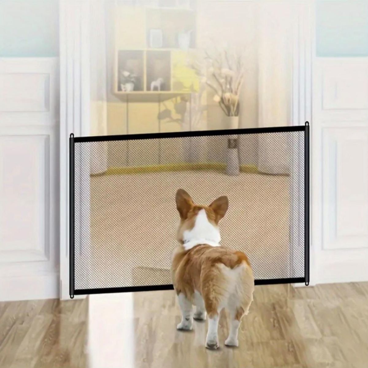 GENERICO - Malla puerta perimetral para la seguridad de mascotas 120 cm