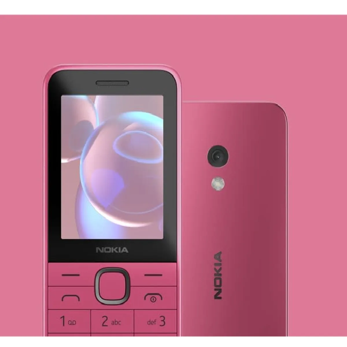 NOKIA - Teléfono HMD Nokia 225 4G (2024)/  Dual Sim - BLUETOOTH / 2.4PLGDS/ LONG BATERY/ PINK