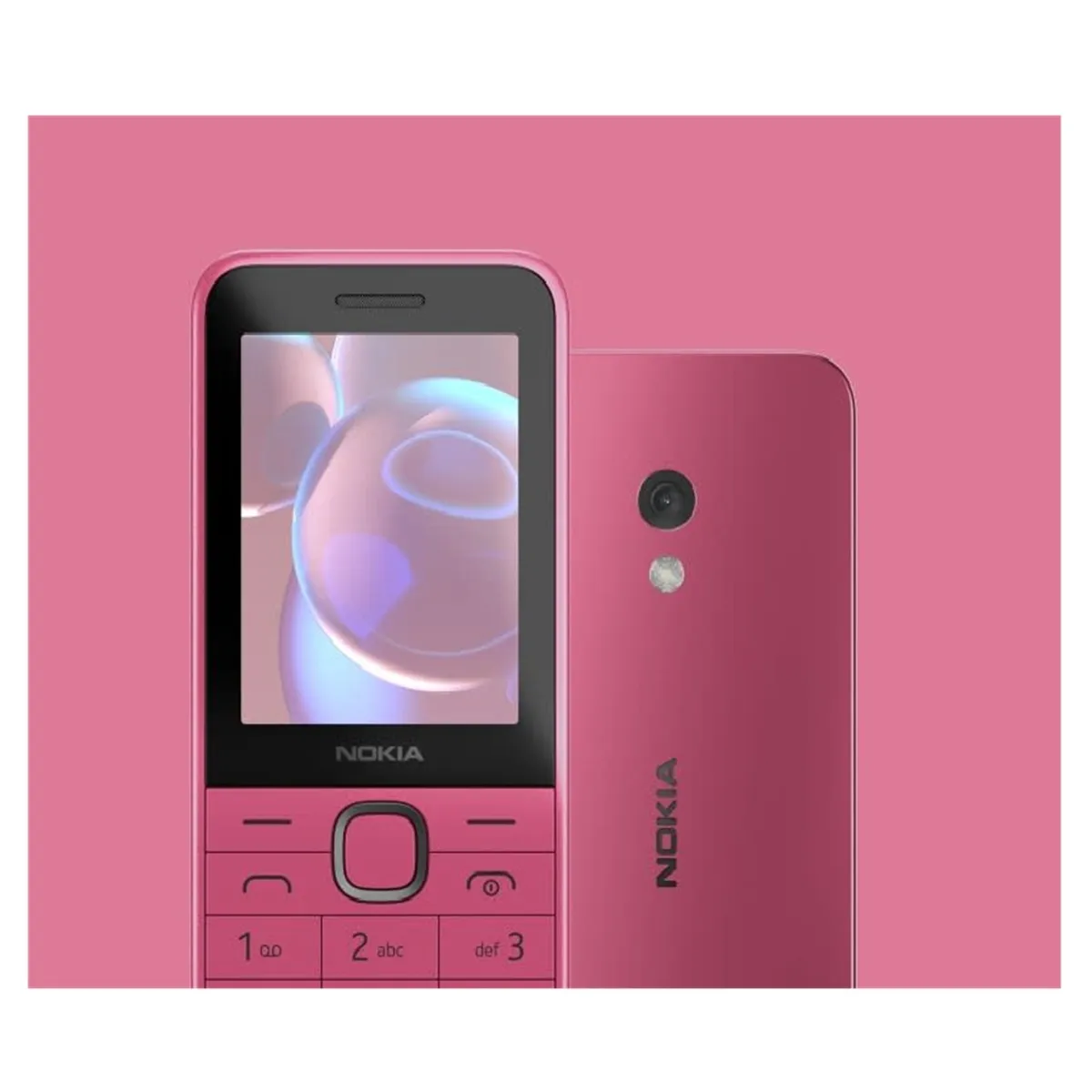 NOKIA - Teléfono HMD Nokia 225 4G (2024)/  Dual Sim - BLUETOOTH / 2.4PLGDS/ LONG BATERY/ PINK