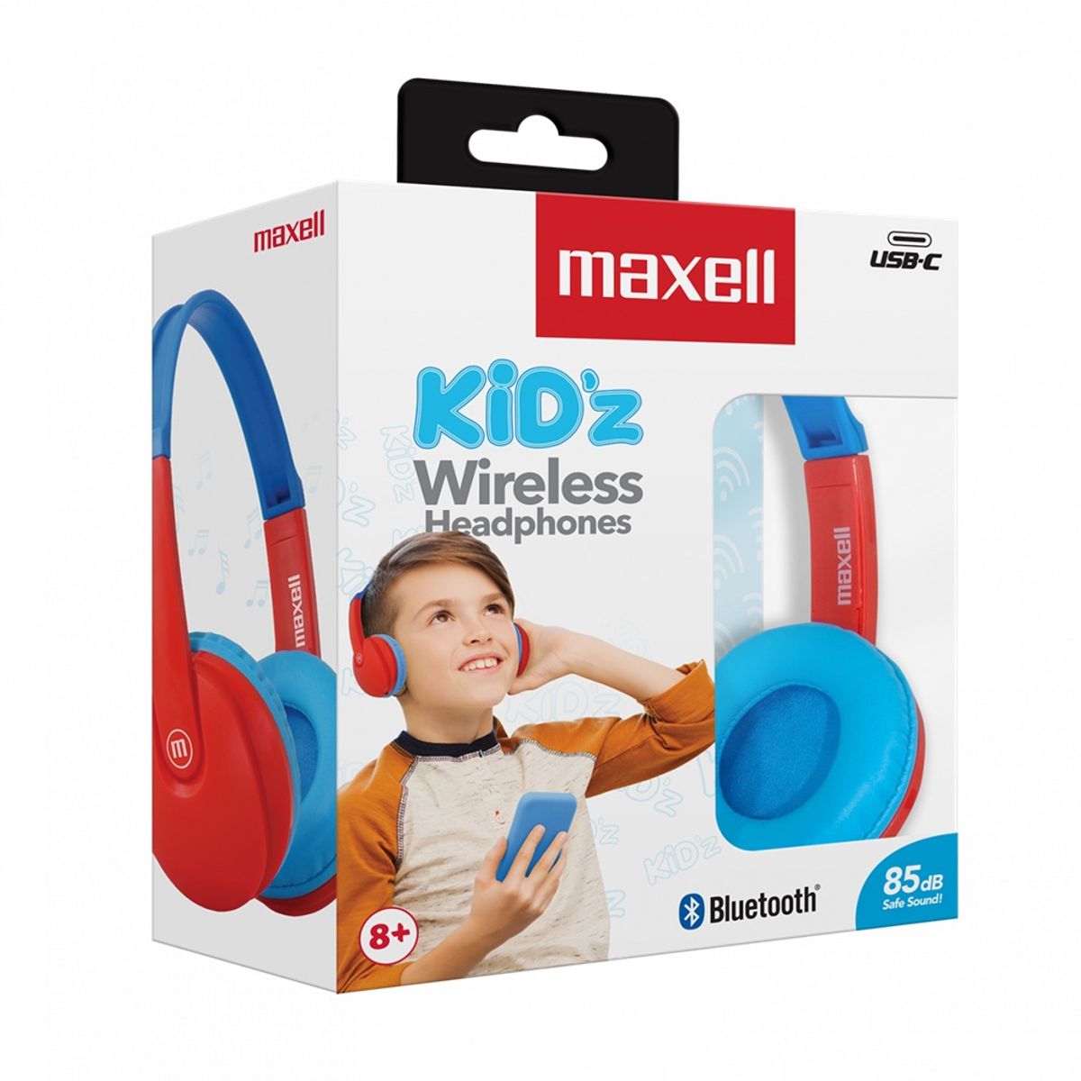 MAXELL - Auriculares Bluetooth Maxell Kidz Wireless Headphones HP-BT350