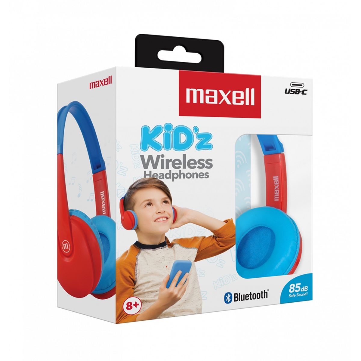 MAXELL - Auriculares Bluetooth Maxell Kidz Wireless Headphones HP-BT350