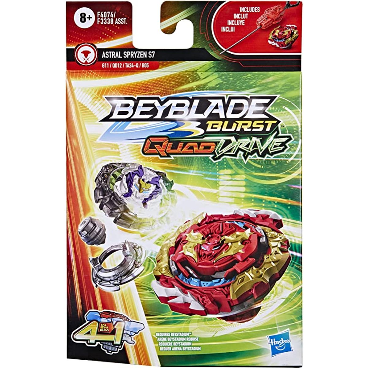 TAKARA TOMY - BEYBLADE BURST QUADDRIVE ASTRAL SPRYZEN S7