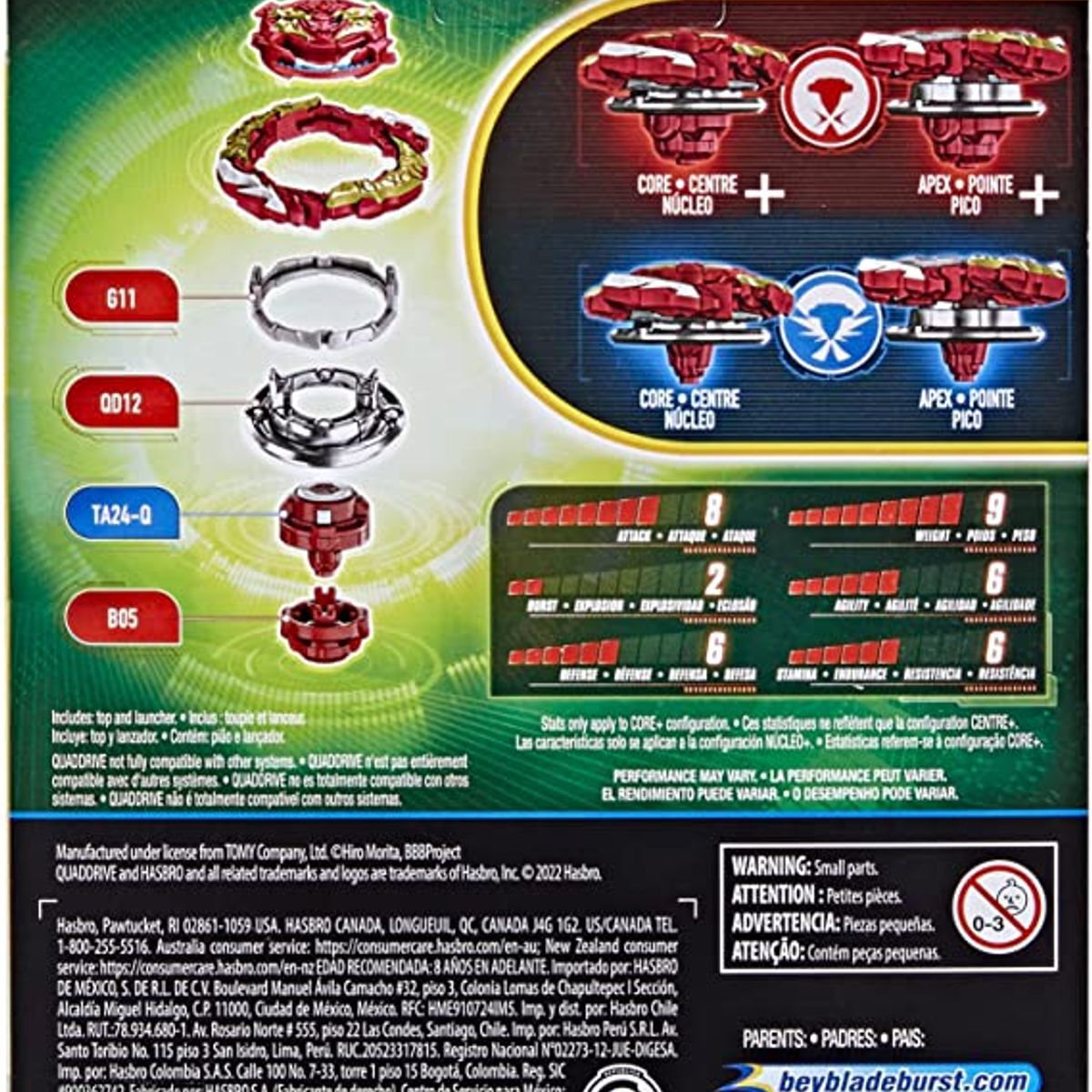 TAKARA TOMY - BEYBLADE BURST QUADDRIVE ASTRAL SPRYZEN S7