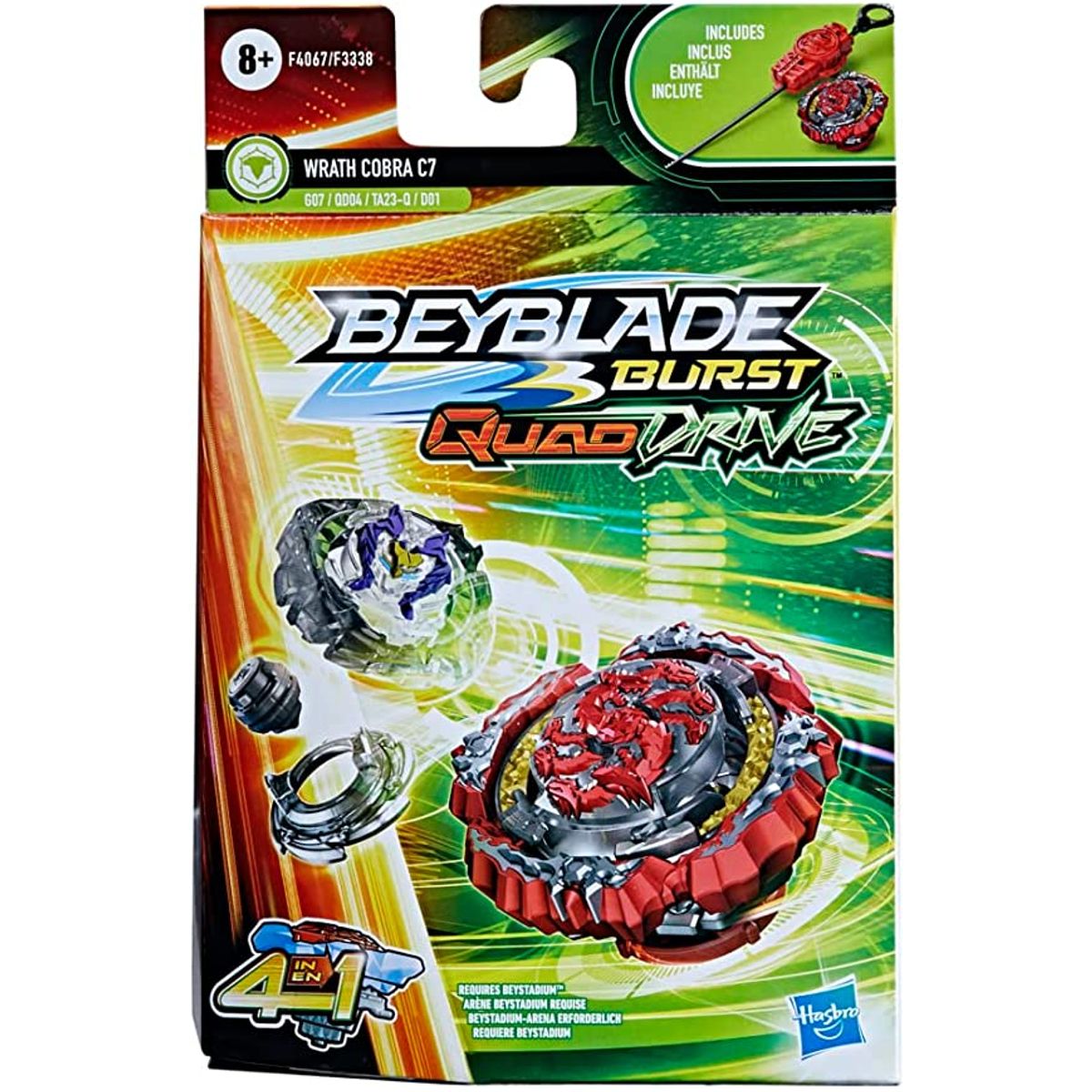 TAKARA TOMY - BEYBLADE BURST QUADDRIVE WRATH COBRA C7