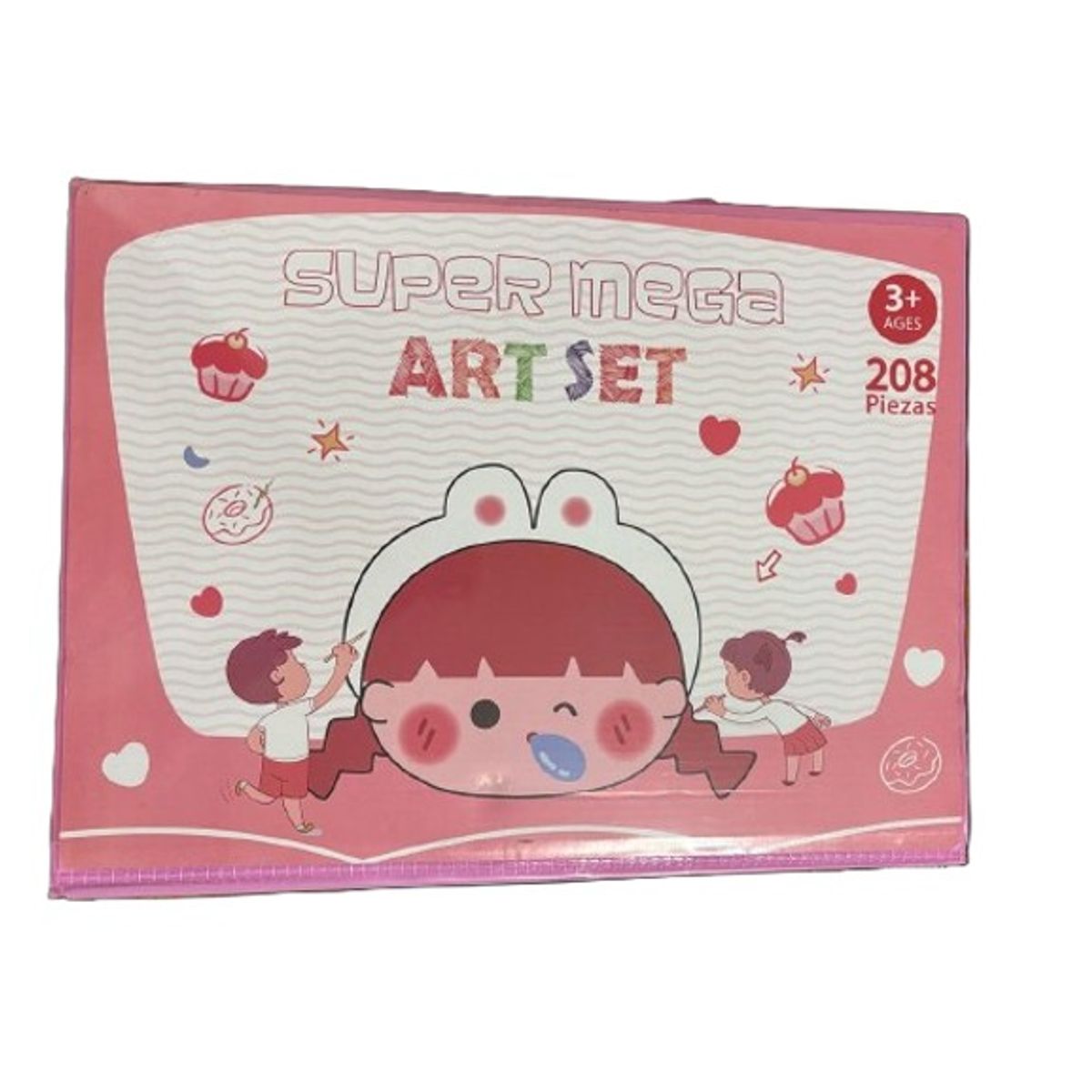 GENERICO - Mega Set de Arte de 208 piezas